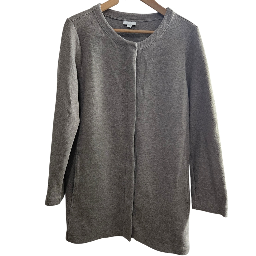 Pure Jill Women's Textured Snap Button Jacket